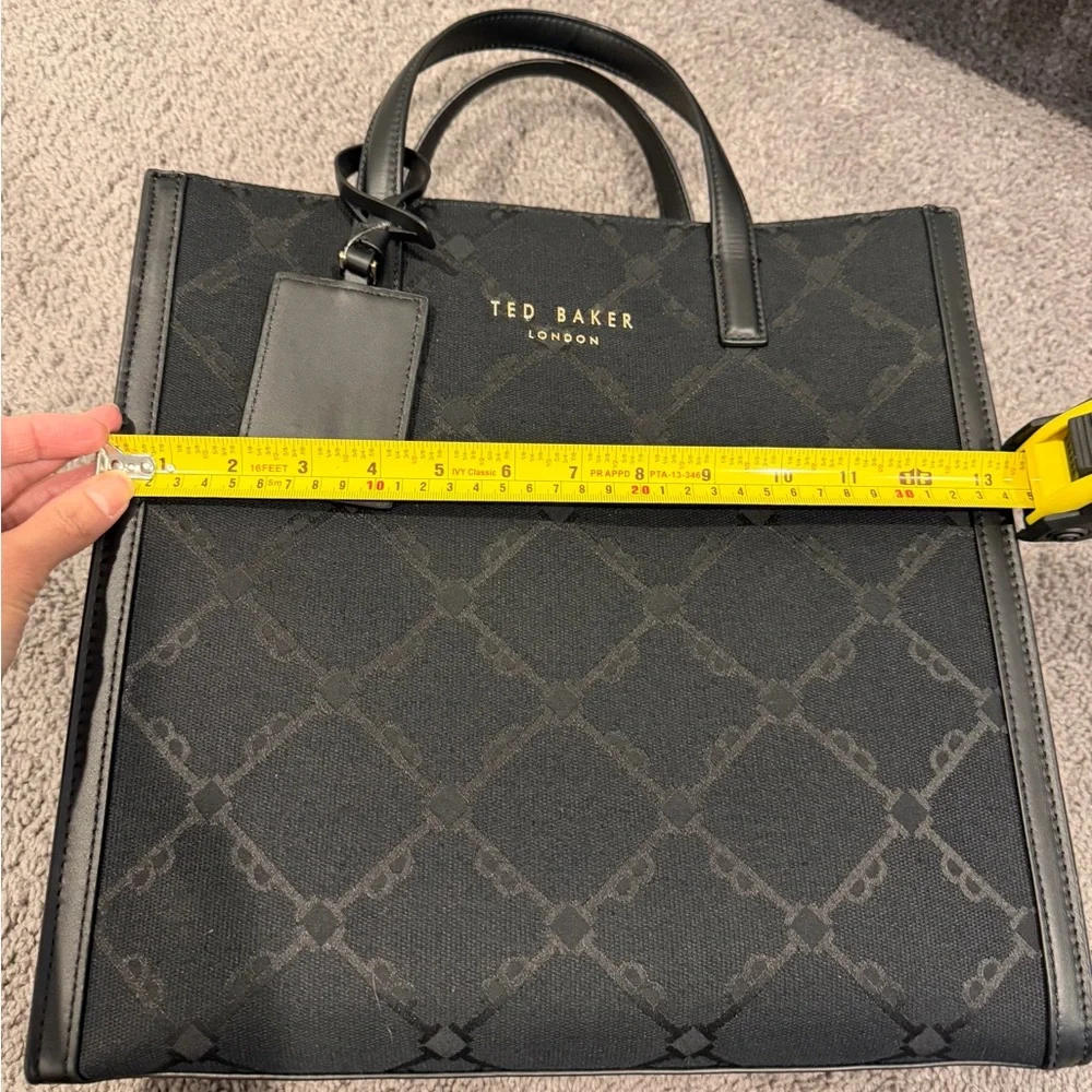 Ted Baker Black Structured Tote - Picture 8 of 8